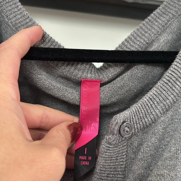 Cardigan Heather Grey | Pure Energy | size 1 - Picture 2 of 5